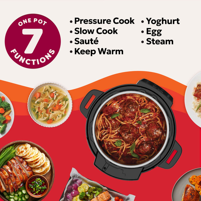 Instant Pot Classic XL 7.1L Multi-Cooker - Black | EXE 140-0019-01-UK