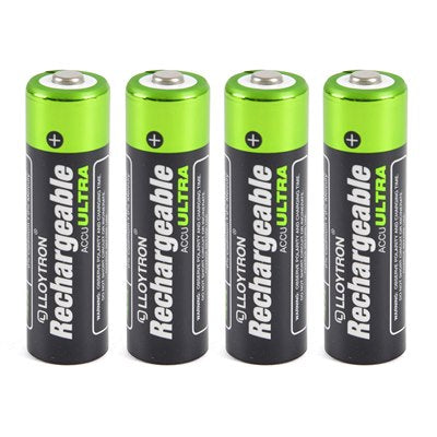 Lloytron 4Pack NIMH Accu Ultra Rechargeable Battery - AA 2700mAh | B1025