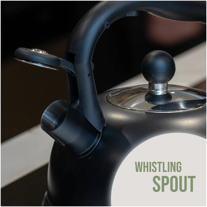 Blackmoor 2.5L Whistling Kettle - Black | 62779