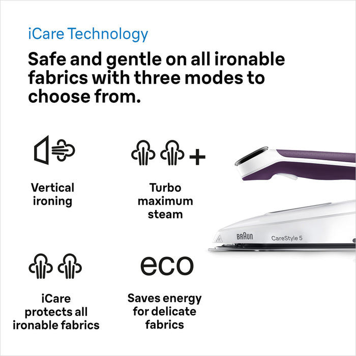 BRAUN CareStyle 5 Steam Generator Iron - Violet | IS5247VI