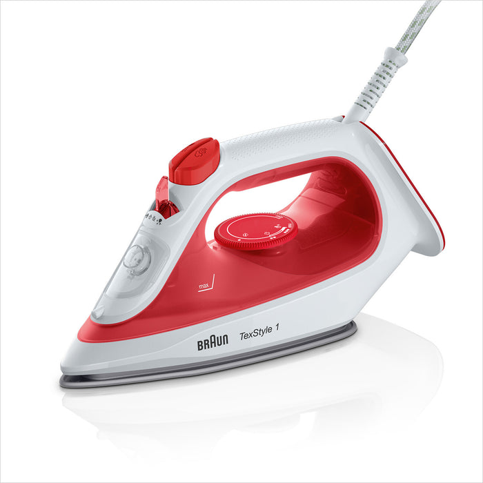 Braun TexStyle 1 Steam Iron SI 1019 - Red/white | SI1019RD