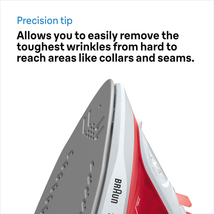 Braun TexStyle 1 Steam Iron SI 1019 - Red/white | SI1019RD