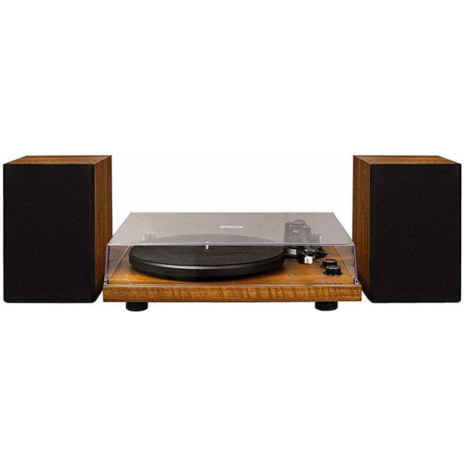 Crosley C62 Turntable with Built-In Receiver And Stereo Speakers - Walnut | EDL C62C-WA4