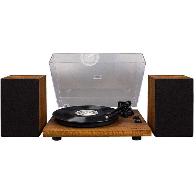 Crosley C62 Turntable with Built-In Receiver And Stereo Speakers - Walnut | EDL C62C-WA4
