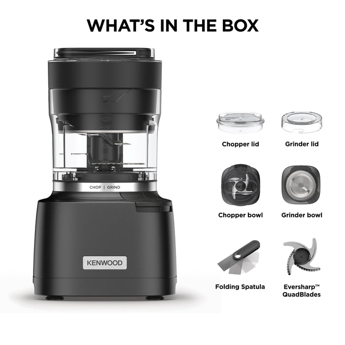 Kenwood Duo Prep 2-in-1 Chopper/Grinder | CHP80.000BK