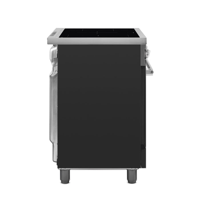 Smeg 90x60 cm Portofino Full Electric Cooker with Induction Hob - Black | SMG CPF92IMBL