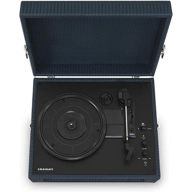 Crosley Voyager 2-Way Bluetooth Record Player - Navy | EDL CR8017B-NYR