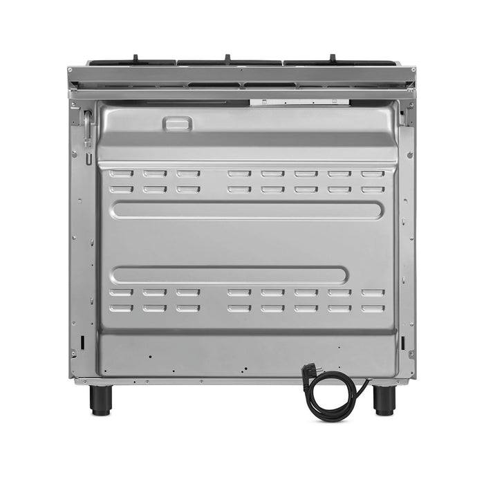 Smeg 90x60 cm Double Cavity Cooker with Gas Hob Classica Aesthetic - Stainless Steel || CX92GM