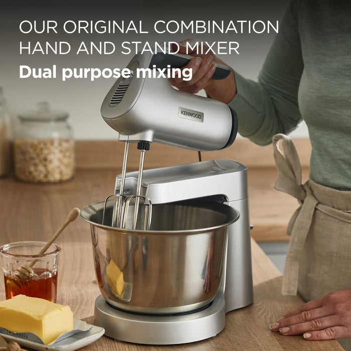 Kenwood Chefette Hand & Stand Mixer - Silver | HMP54.000SI