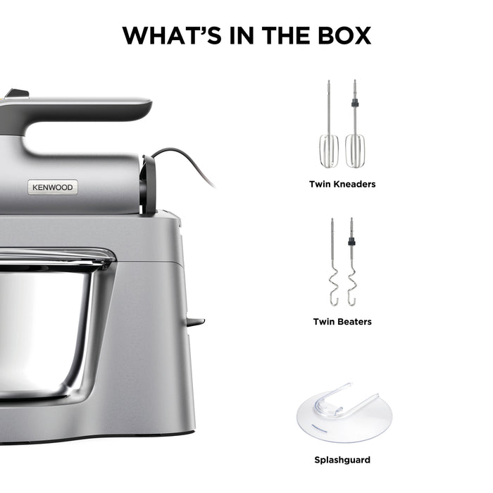 Kenwood Chefette Hand & Stand Mixer - Silver | HMP54.000SI