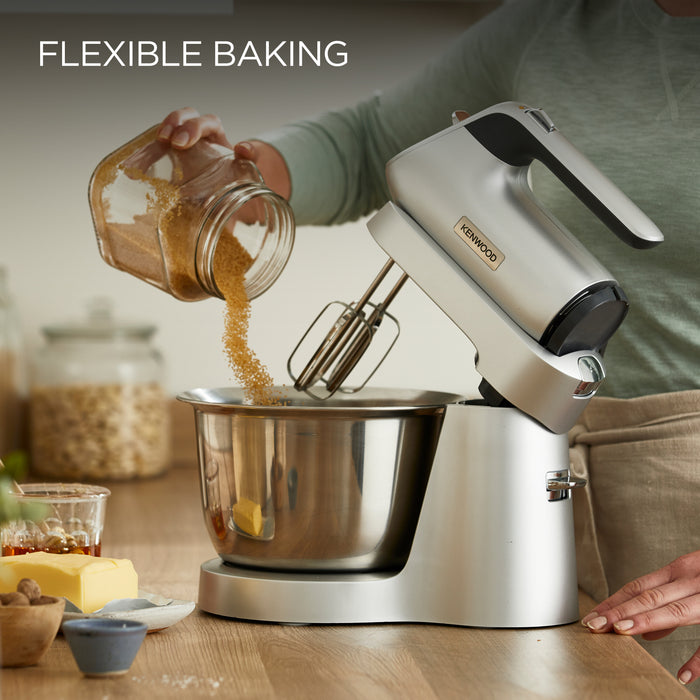 Kenwood Chefette Hand & Stand Mixer - Silver | HMP54.000SI