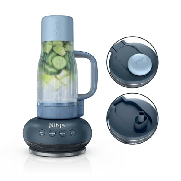 Ninja BlendBoss 710ml Tumbler Blender - Cyberspace Blue | DB351UKCY