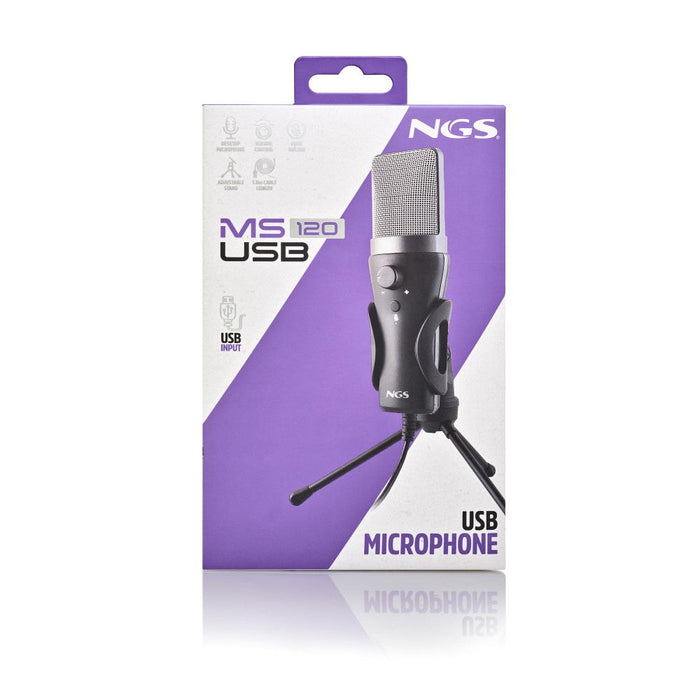 NGS Microphone NGS MS120 USB Desktop Microphone | 626988 IRWINS MEGASTORE