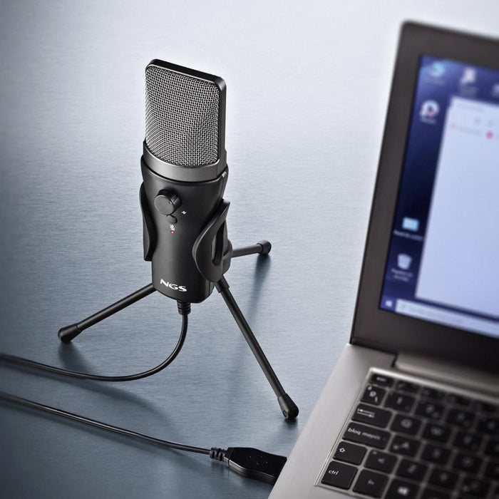 NGS Microphone NGS MS120 USB Desktop Microphone | 626988 IRWINS MEGASTORE