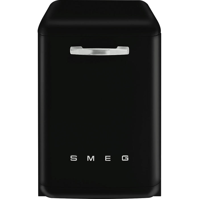 Smeg 60cm Retro Style 13 Place Free-standing Dishwasher - Black | SMG DFFABBL