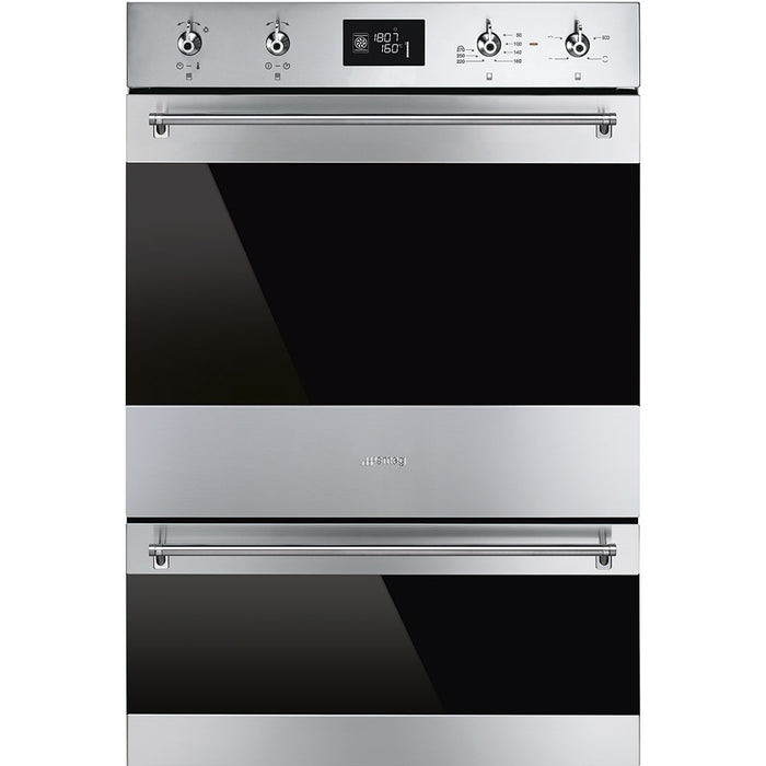 Smeg Classic Pyrolytic Double Oven - Stainless Steel | DOSP6390X