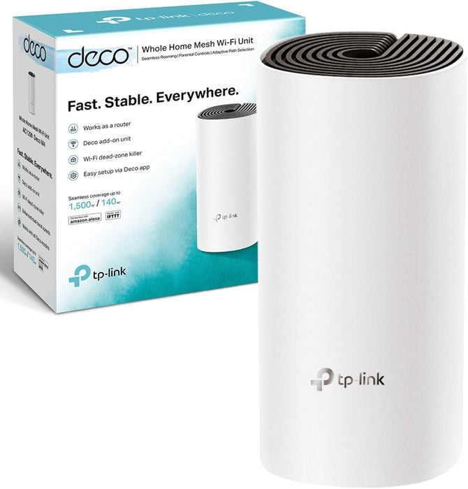 TP Link Deco AC1200 Whole Home Mesh WiFi System, Single Adaptor | DECO M4 1