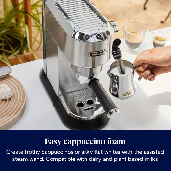 Delonghi Dedica Pump Coffee Machine Bundle Pack | ECKG6820.M