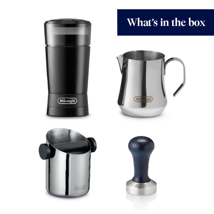 Delonghi Dedica Pump Coffee Machine Bundle Pack | ECKG6820.M