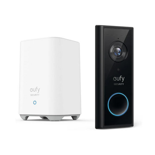 Eufy Video Doorbell S220 with Homebase2 (2k)- Black+White | TTT E82101W4