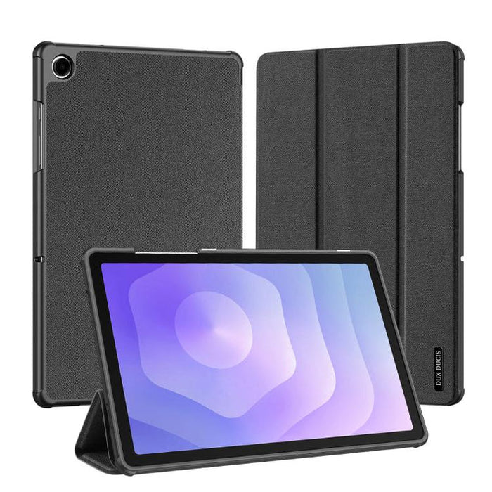 Samsung Galaxy Tab A11+ / A9+ Magnetic Flip Leather Tablet Case - Black | 734979