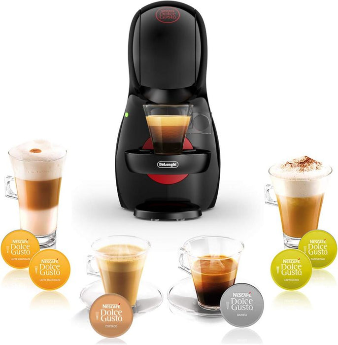 DELONGHI Coffee Makers & Espresso Machines Delonghi Nescafe Dolce Gusto Piccolo XS Pod Coffee Machine (VALUE BUNDLE) - Black | EDG210.BGY BUN IRWINS MEGASTORE