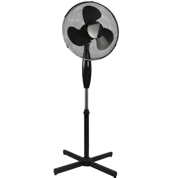 Prem-I-Air 16" Oscillating Pedestal Fan - Black | EH1795BK