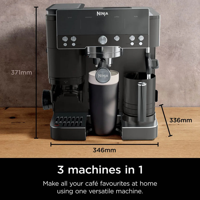 NINJA Luxe Cafe Bean to Cup Coffee Machine - Black | ES601UKBK