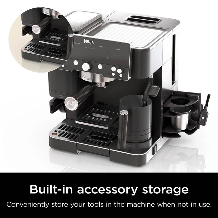 NINJA Luxe Cafe Bean to Cup Coffee Machine - Black | ES601UKBK