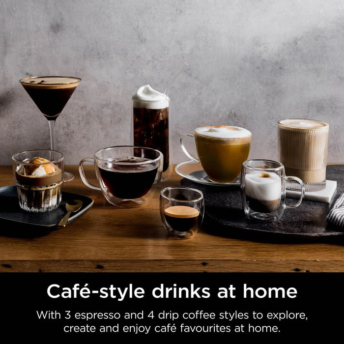 NINJA Luxe Cafe Bean to Cup Coffee Machine - Black | ES601UKBK
