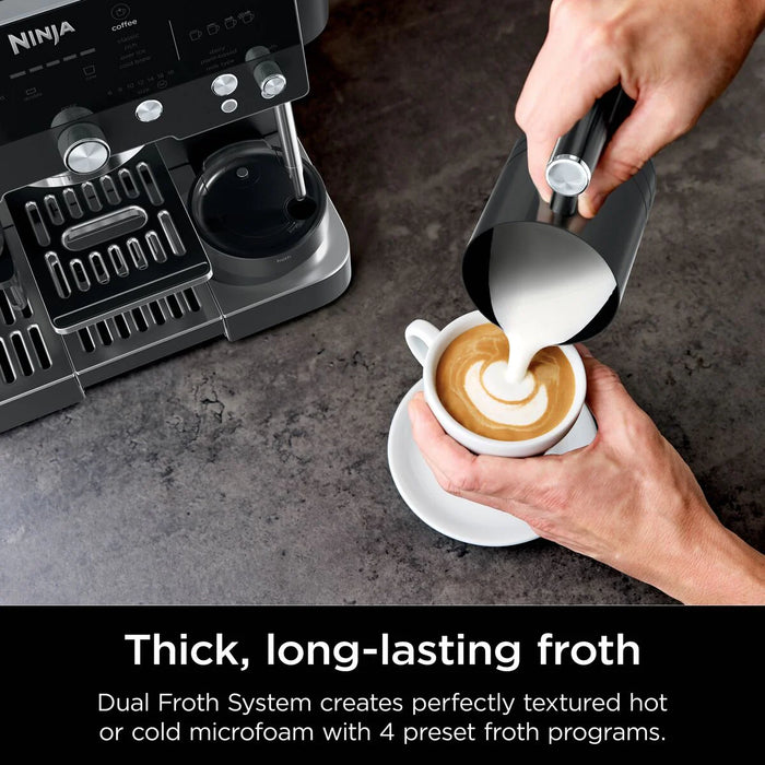NINJA Luxe Cafe Bean to Cup Coffee Machine - Black | ES601UKBK