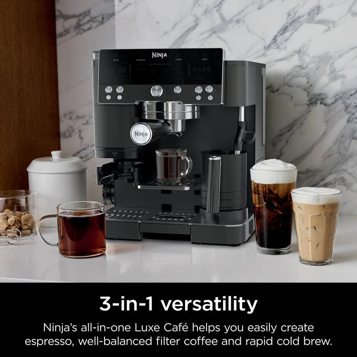 NINJA Luxe Cafe Bean to Cup Coffee Machine - Black | ES601UKBK