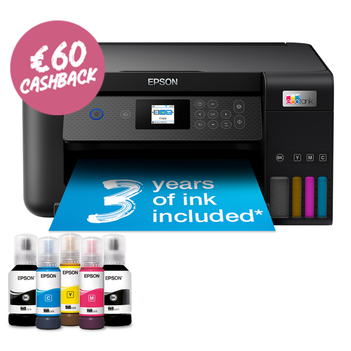 Epson EcoTank ET-2850 WiFi Printer || C11CJ63401