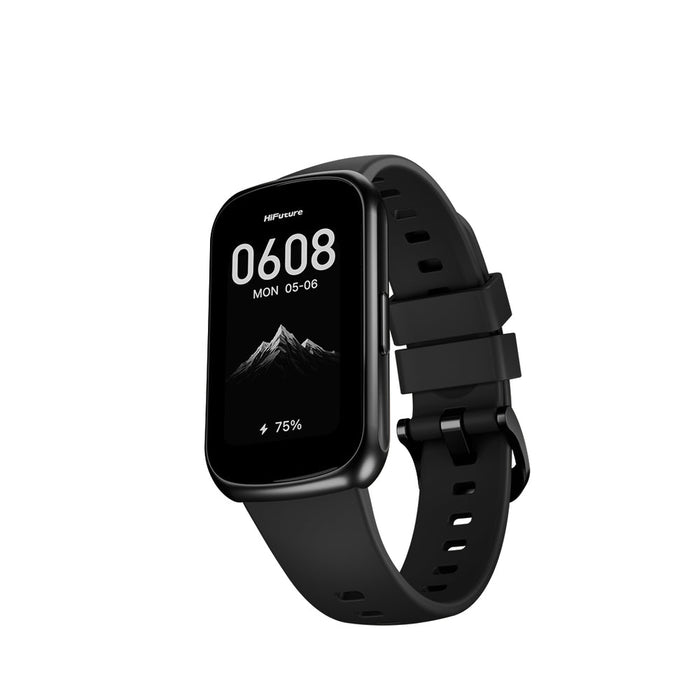 HiFuture EVO3 Smart Watch with 1.47" IPS Display, Heart Rate and SpO2 Monitoring, IP68 and 100+ Sports Modes - Black | 183408