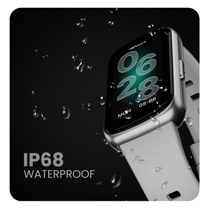 HiFuture EVO3 Smart Watch with 1.47" IPS Display, Heart Rate and SpO2 Monitoring, IP68 and 100+ Sports Modes - Black | 183408