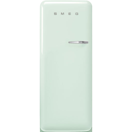 Smeg 60cm Retro Style Fridge With Icebox, Left Hand Hinged - Pastel Green | SMG FAB28LPG5UK