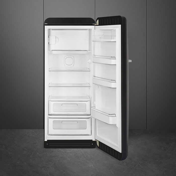 SMEG Refrigerator Smeg 60cm Retro Style Fridge With Icebox (6), Right Hand Hinged - Black Board | SMG FAB28RDBB6 IRWINS MEGASTORE