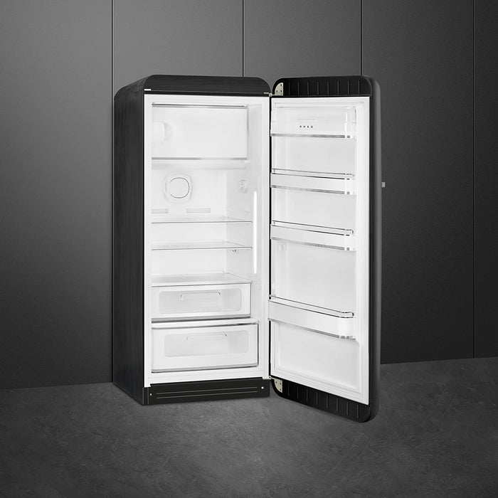 SMEG Refrigerator Smeg 60cm Retro Style Fridge With Icebox (6), Right Hand Hinged - Black Board | SMG FAB28RDBB6 IRWINS MEGASTORE