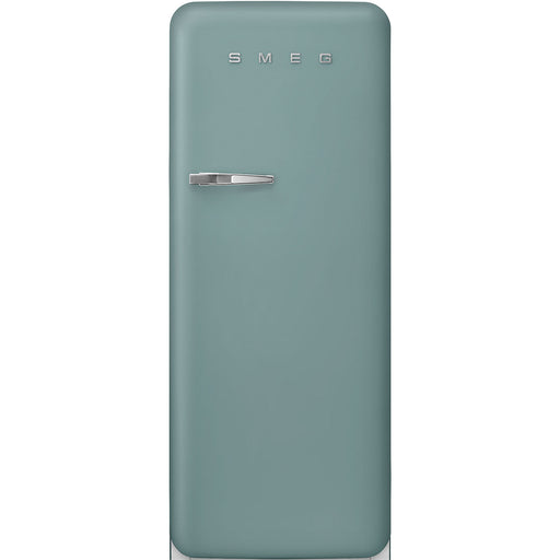 Smeg 60cm Retro Style Fridge With Icebox, Right Hand Hinged - Emerald Green | SMG FAB28RDEG5