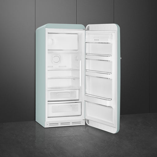 Smeg 60cm Retro Style Fridge With Icebox, Right Hand Hinged - Sea Salt | SMG FAB28RDSA5