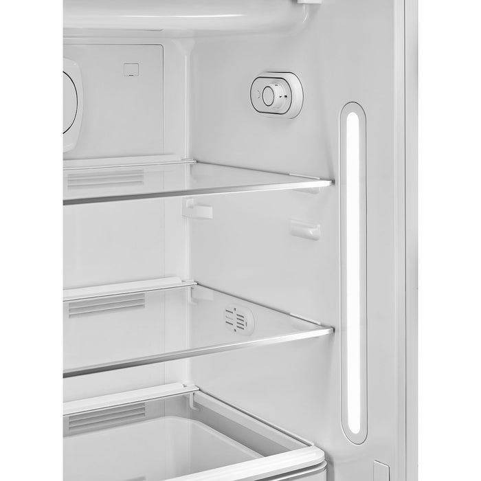 Smeg 60cm Retro Style Fridge With Icebox, Right Hand Hinged - Taupe | SMG FAB28RDTP5