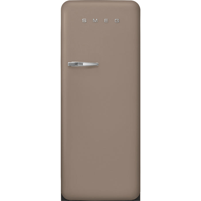 Smeg 60cm Retro Style Fridge With Icebox, Right Hand Hinged - Taupe | SMG FAB28RDTP5