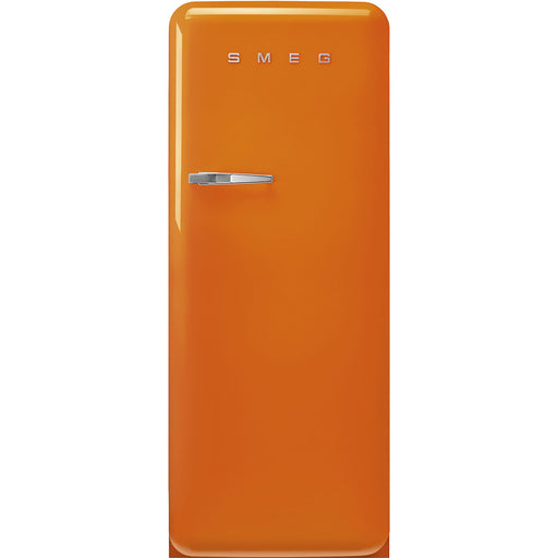 Smeg 60cm Retro Style Fridge With Icebox, Right Hand Hinged - Orange | SMG FAB28ROR5UK