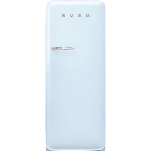 Smeg 60cm Retro Style Fridge With Icebox, Right Hand Hinged - Pastel Blue | SMG FAB28RPB5UK