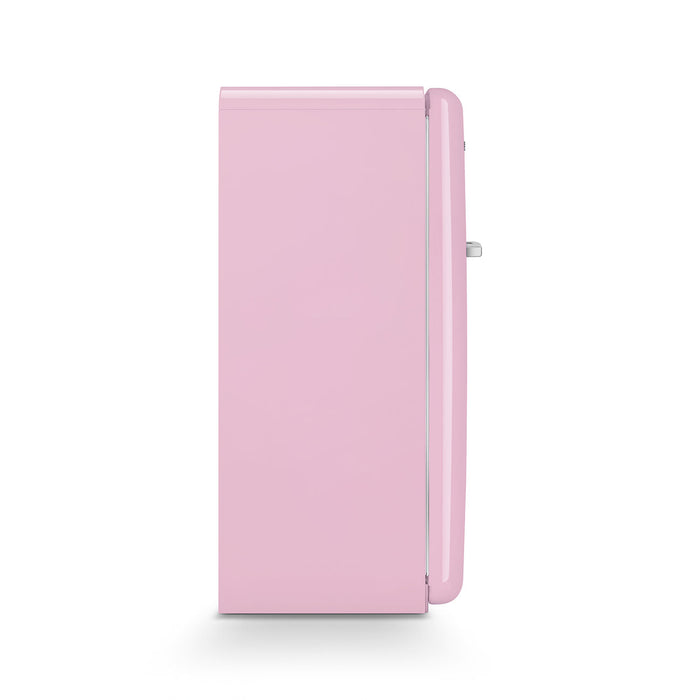 Smeg 60cm Retro Style Fridge With Icebox, Right Hand Hinged - Pink | SMG FAB28RPGK5UK