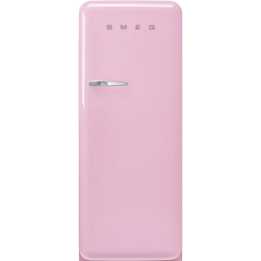 Smeg 60cm Retro Style Fridge With Icebox, Right Hand Hinged - Pink | SMG FAB28RPGK5UK