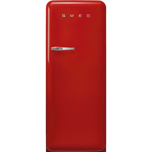 Smeg 60cm Retro Style Fridge With Icebox, Right Hand Hinged - Red | SMG FAB28RRD5UK