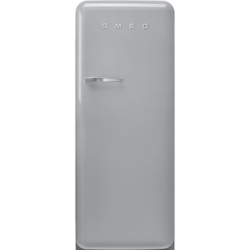 Smeg 60cm Retro Style Fridge With Icebox, Right Hand Hinged - Silver | SMG FAB28RSV5UK