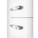 Smeg 60cm Retro Style 80/20 Fridge Freezer, Left Hand Hinge - White | SMG FAB30LWH5UK