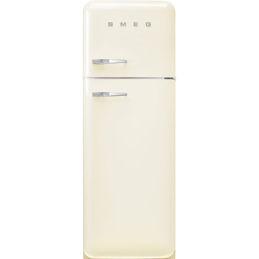 Smeg 60cm Retro Style 80/20 Fridge Freezer, Right Hand Hinge - Cream | SMG FAB30RCR5UK
